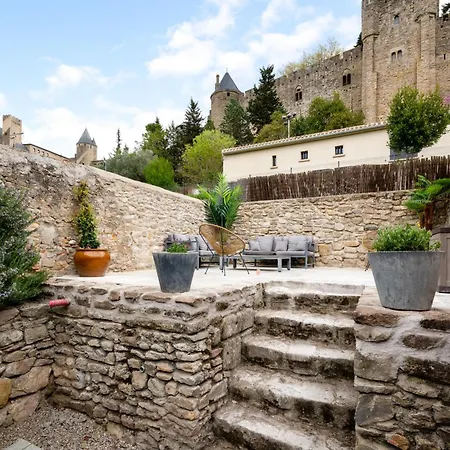 Au Pied De La Cité - Terrasse - Climatisation - Wifi Casa vacanze Carcassonne